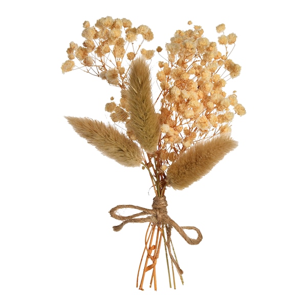 Mini-Trockenblumenstrauß Dried Flowers, natur