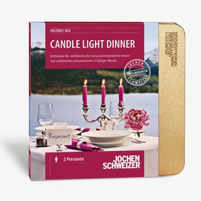 Erlebnis-Box Candle-Light-Dinner für 2 DE