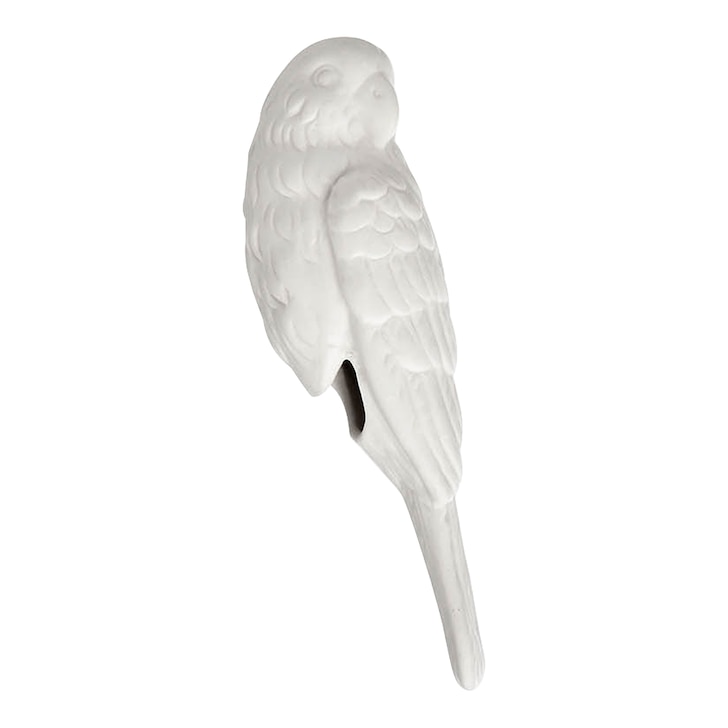 Figurine perroquet plume