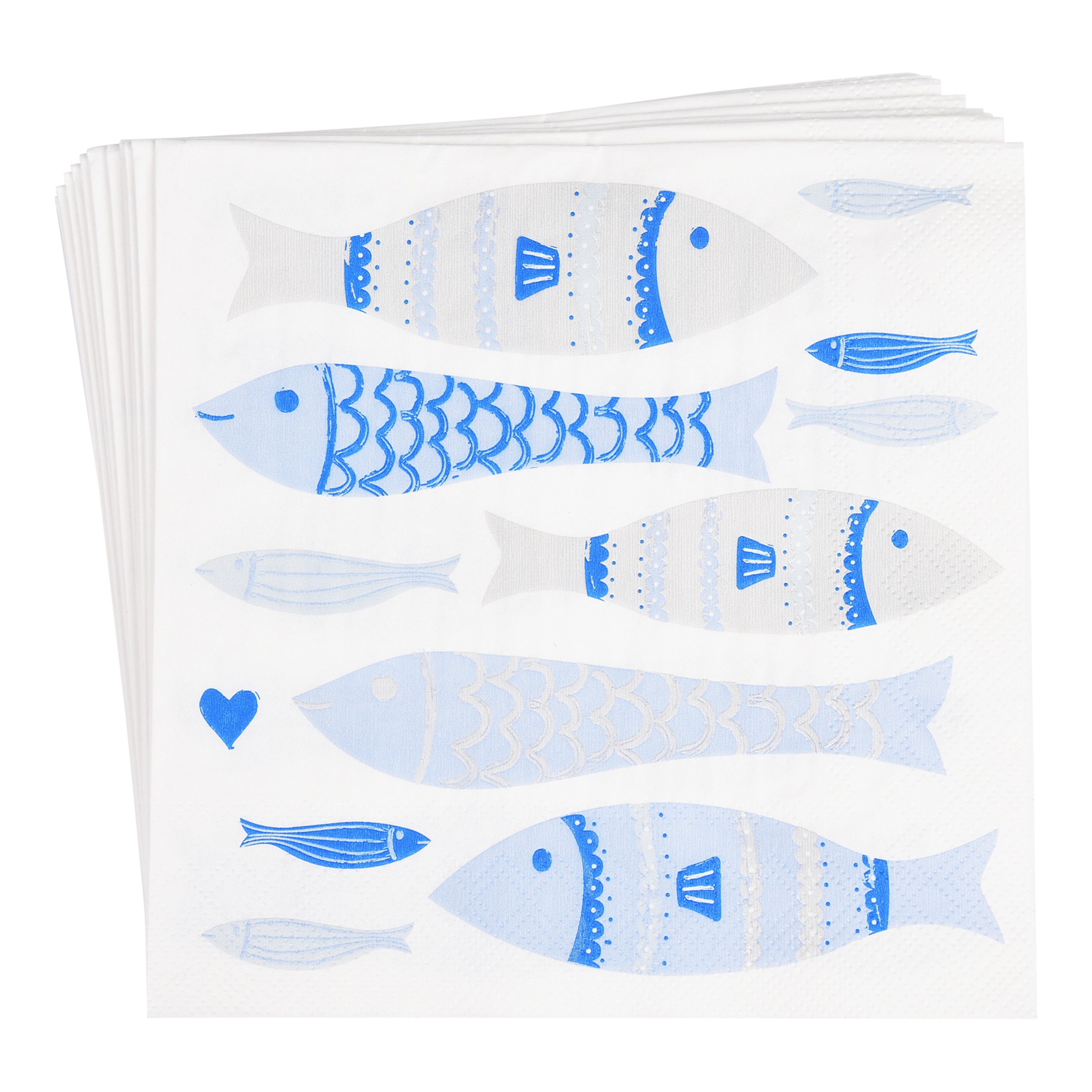 FSC Mix Serviette FISCHE 20 Stk., blau günstig online kaufen