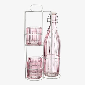Gläser-Set Tom mit Trinkflasche & Halterung