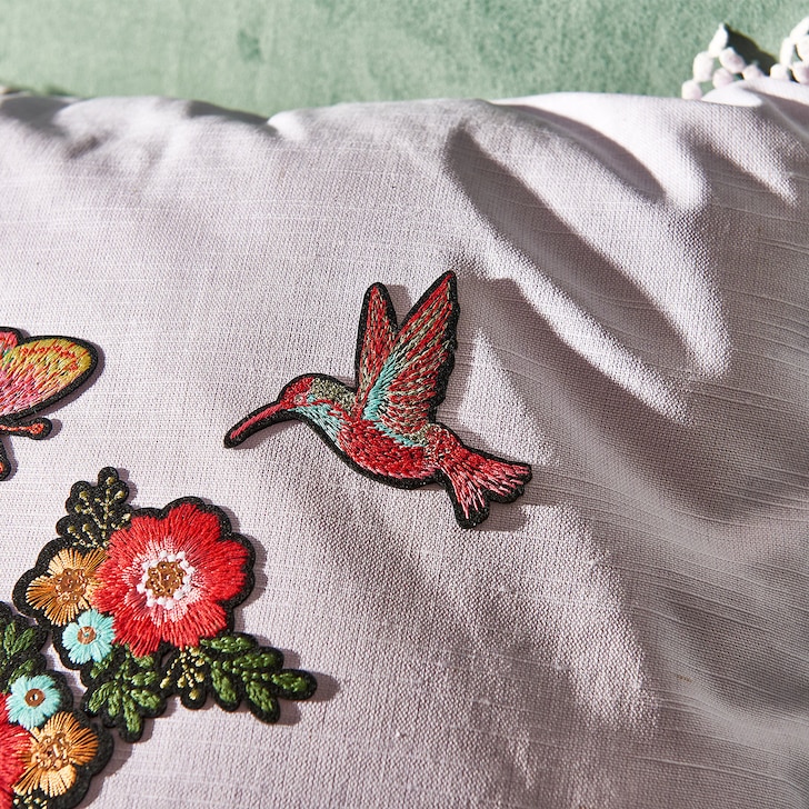Set de patch colibri pour textiles