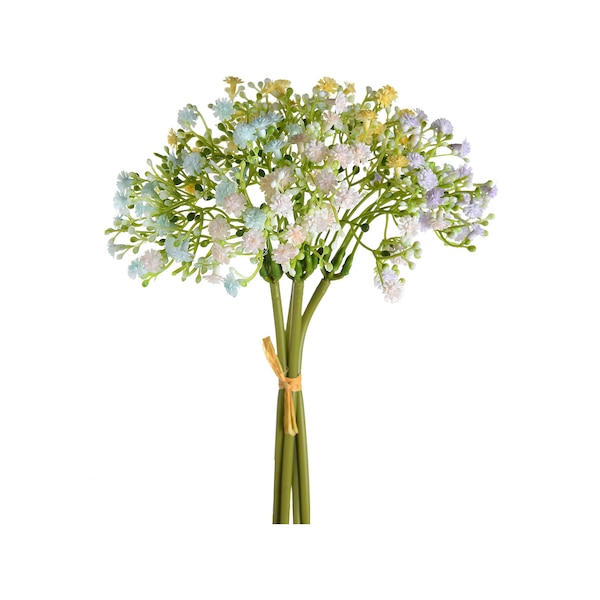 Bouquet de gypsophile artificielle, multicolore