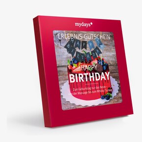 Gutscheinbox Happy Birthday DE