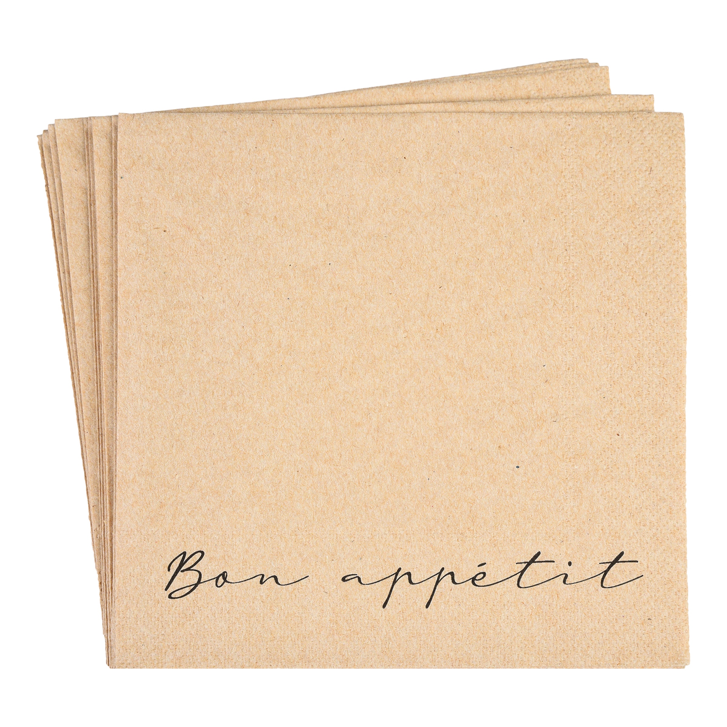 Serviette Recycling BON APPETIT 2, natur günstig online kaufen