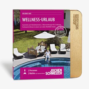 Erlebnis-Box Wellness-Urlaub für 2 DE
