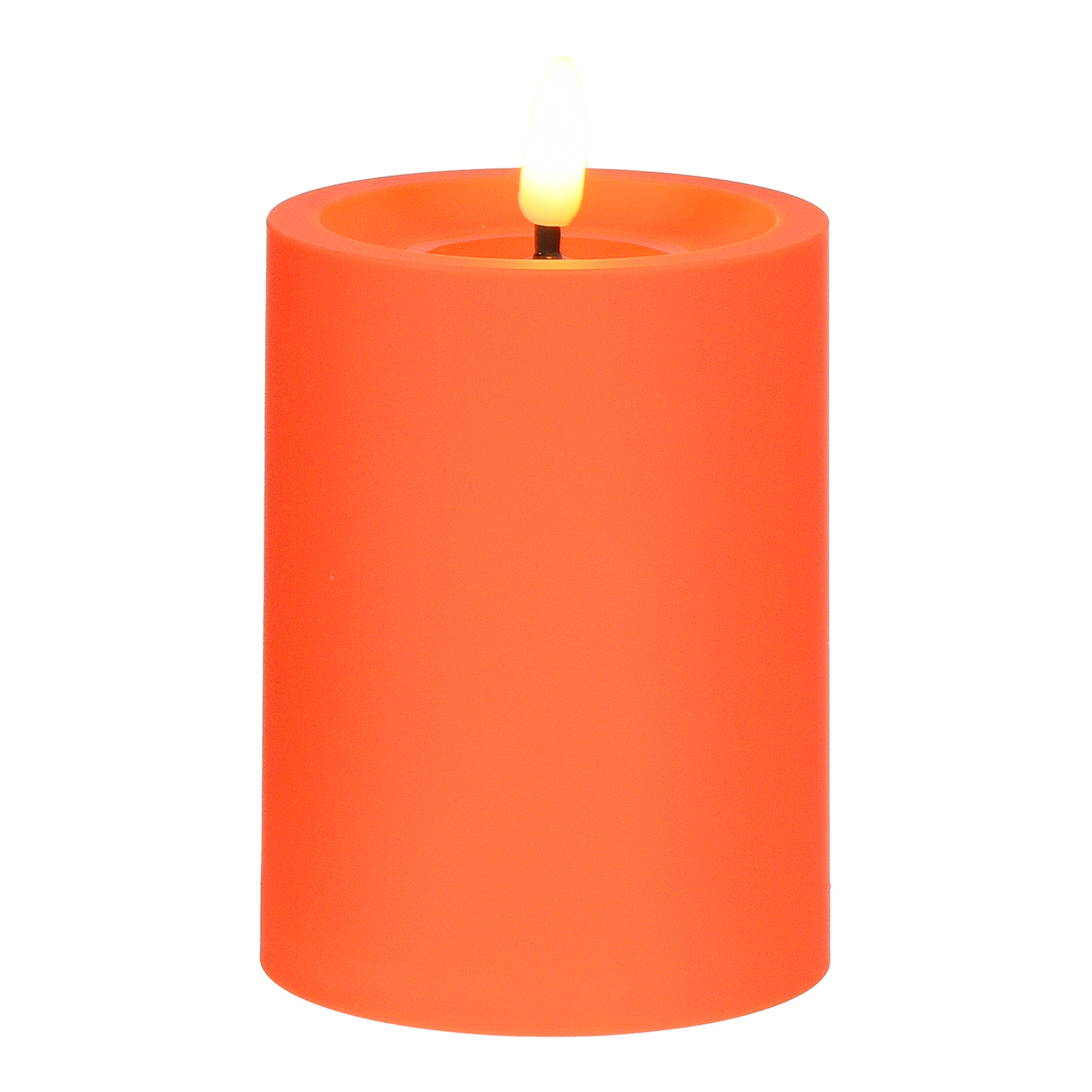 LED Outdkerze SHINY WAX ca10cm, orange günstig online kaufen