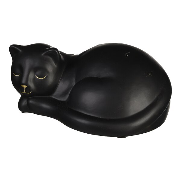 Deko-Figur Miau, schwarz