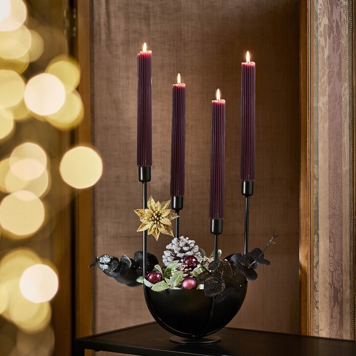 DEPOT Rille | online kaufen Deko-Set Weihnachts-Kerzenhalter