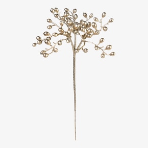 Kunst-Blumenpick Beere Metallic