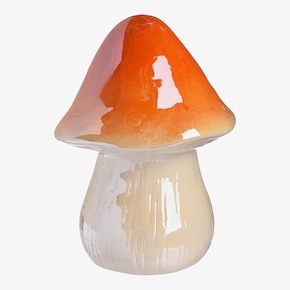 Decoratief object paddenstoel van keramiek