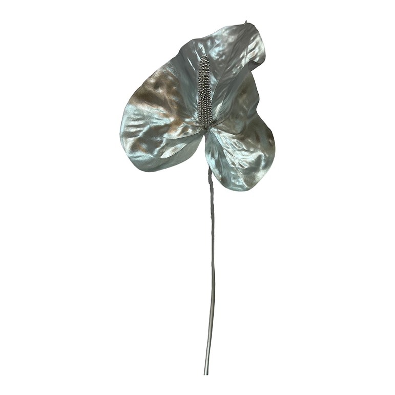 Metallic-Kunstblatt Anthurium