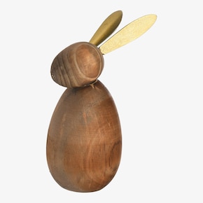 Woody konijn decoratieve figuur