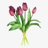 Kunstblumenbund Tulpen lila