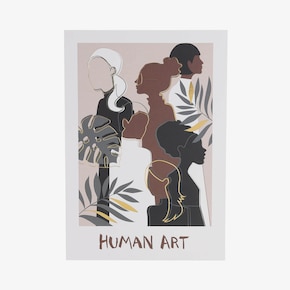 Postkarte Human Art