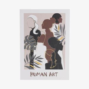 Ansichtkaart Menselijke Kunst