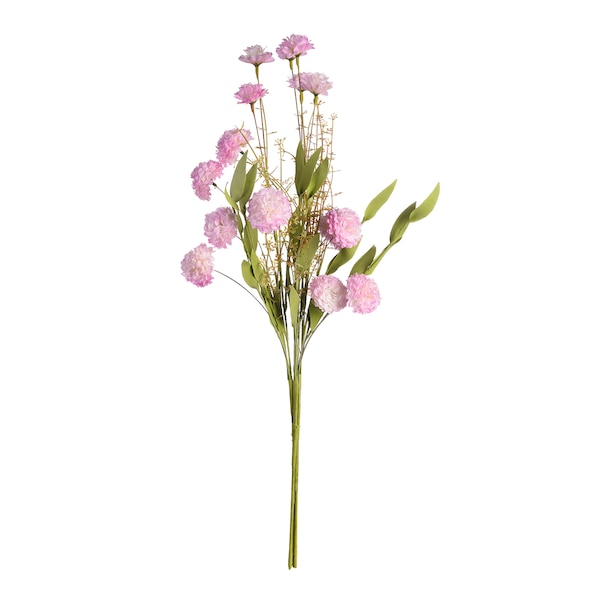 Bouquet de fleurs artificielles Fleurs des champs, rose