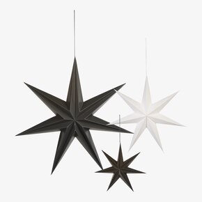 Set d'étoiles décoratives en papier plié