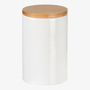 Skladovací pohár s dreveným vekom Lina