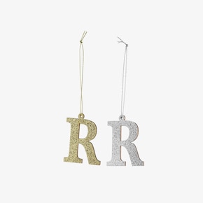Decoratieve hanger monogram R