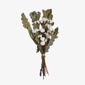Bouquet de fleurs séchées en coton