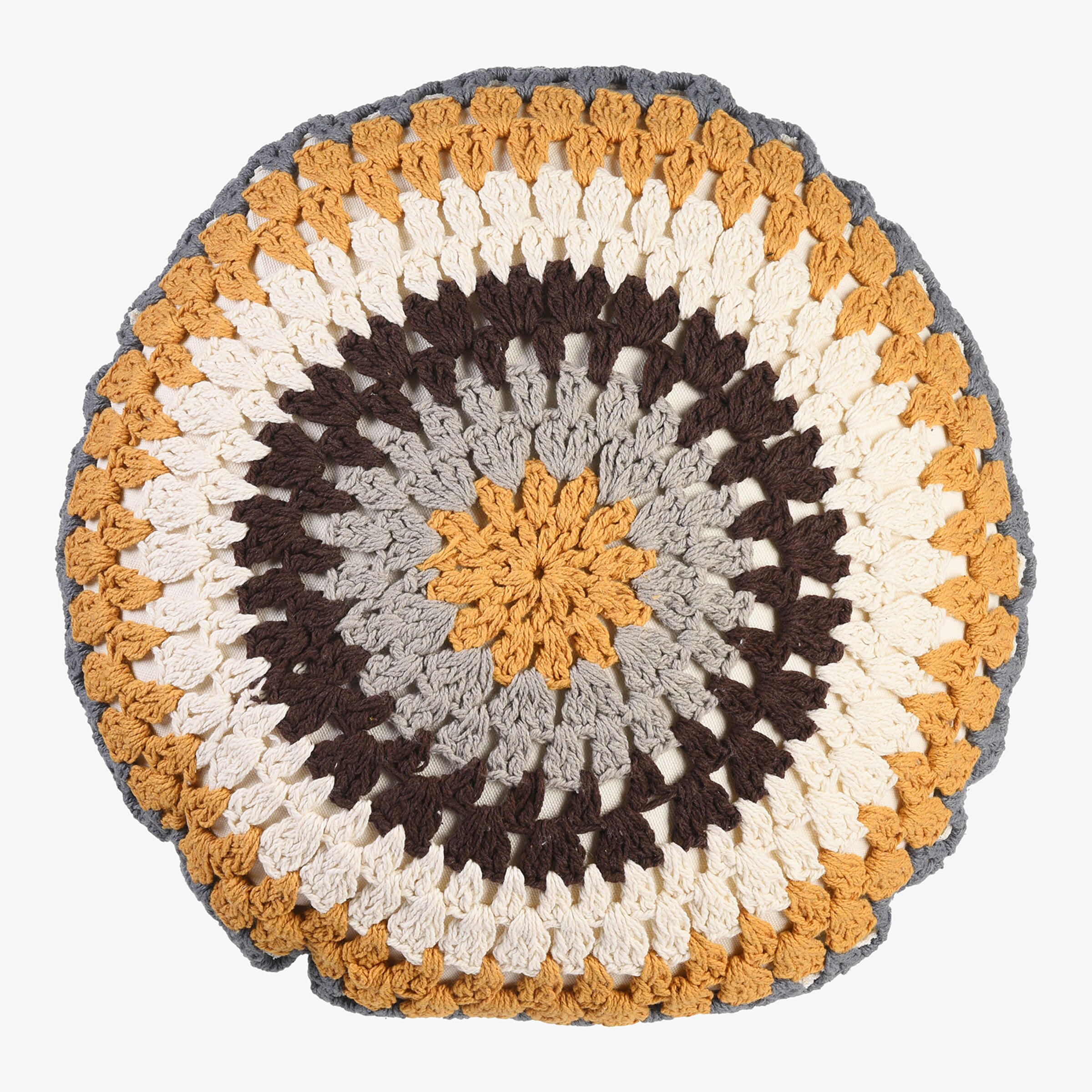 Coussin Crochet Stripe