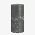 Bougie pilier Rustic gris
