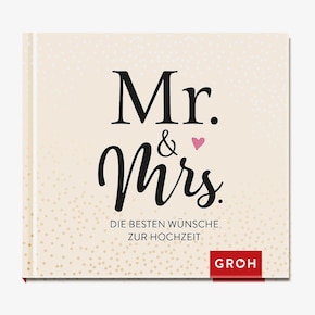 Livre Mr. & Mrs.: Die besten Wünsche zur Hochzeit