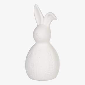 Leuchtobj. Hase FLORAL ca.14cm