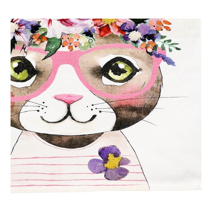 Stolová bežecká kvetinová mačka
