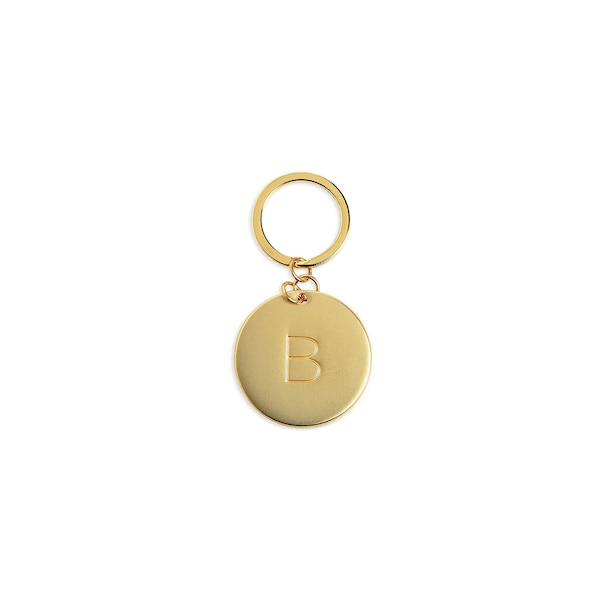 Schlüsselanhänger B, gold
