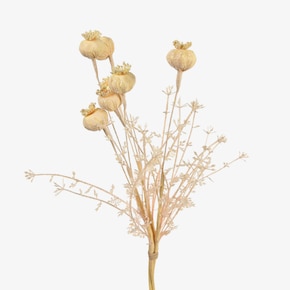 Bouquet de fleurs artificielles coquelicot