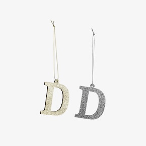 Deco Hanger Monogram D