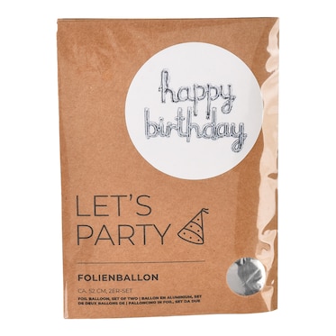 Folienballon-Set Birthday