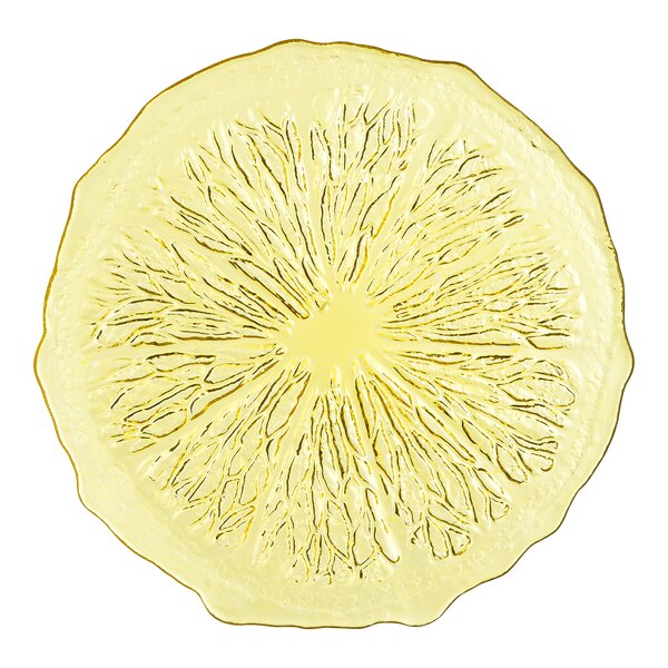 Servierplatte Lemon, zartgelb