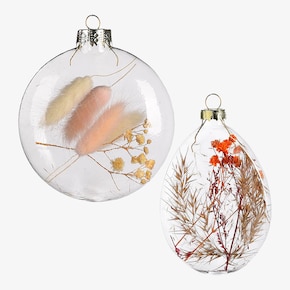 Set de pendentifs décoratifs en verre Taler Filled