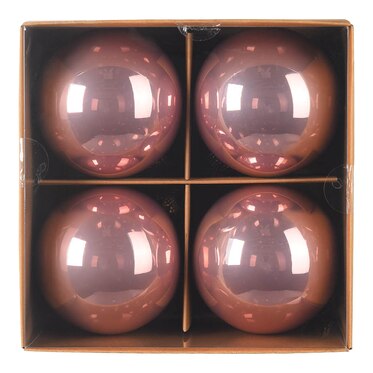 Kugelbox OPAL Glas ca.8cm 4Stk.