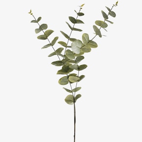 Fleur de tige artificielle scintillante Eucalyptus