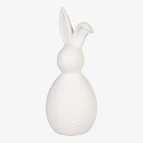 Leuchtobj. Hase FLORAL ca.21cm