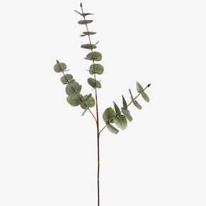 Fleur de tige artificielle scintillante Eucalyptus
