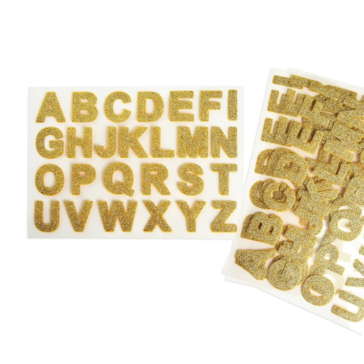 Sticker-Set ABC Glitter