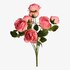 Kunstblumenbund Rosen rosa