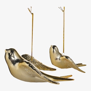 Set de pendentifs décoratifs oiseau