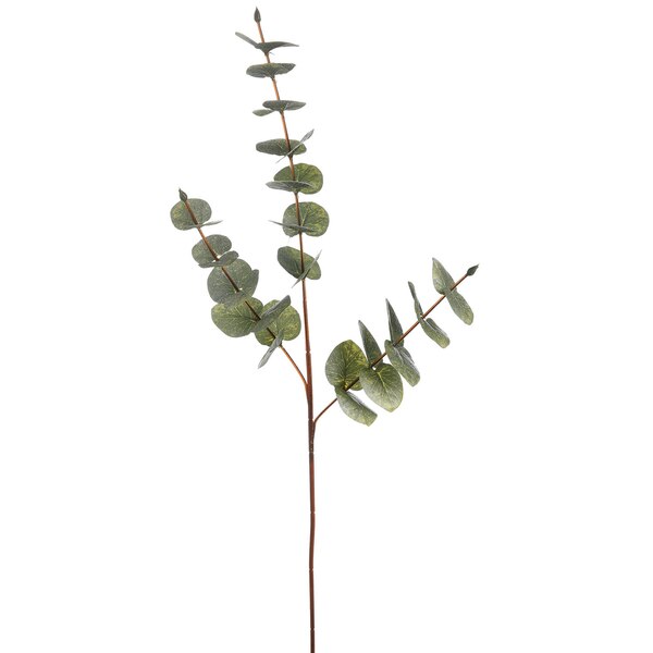 Kunst-Stielblume Eukalyptus, beglimmert, grün