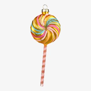 Glas-Baumschmuck Lolly