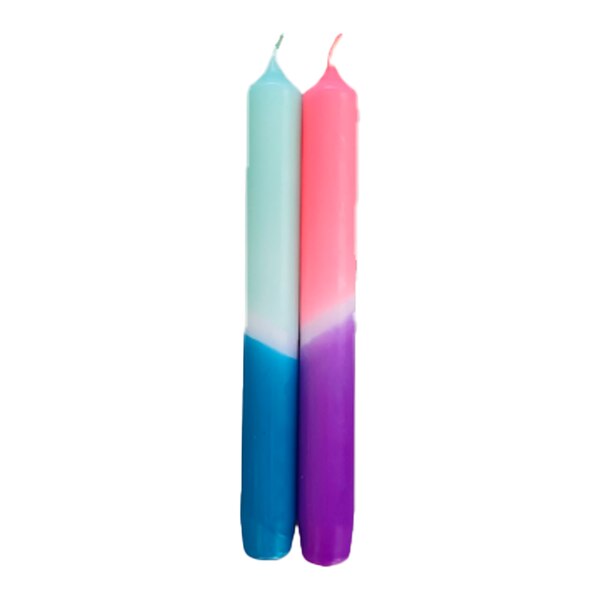 Rainbow Studio Set de bougies à tige Splashy, multicolore