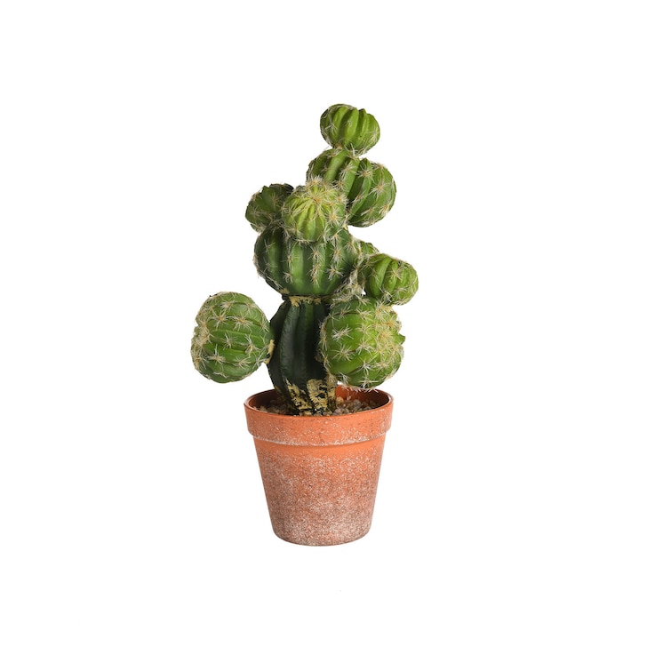 URPIZY Künstliche Pflanzen mit Töpfen Künstliche Sukkulenten Gefälschte  Kaktus Deko Künstliche Kaktus Pflanzen im Topf