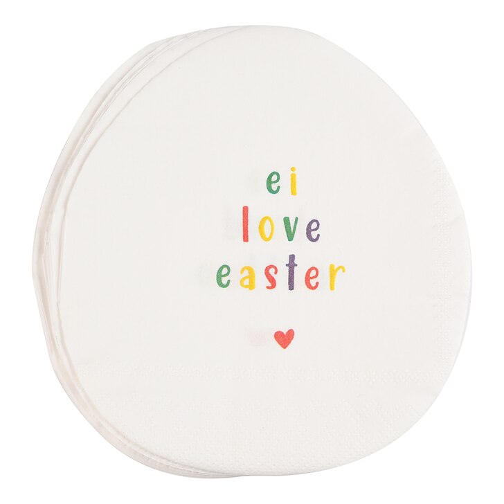 Servietten Ei Love Easter