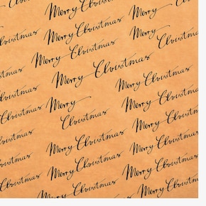 Kraftpapier Merry Christmas