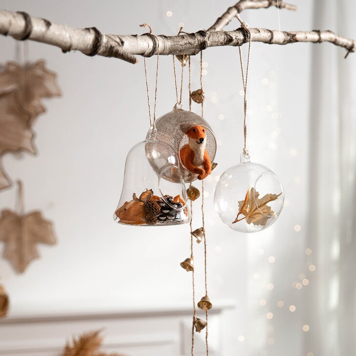 Hängende Dekoration Rückspiegel Glaskugel Ornament Anhänger Auto Innenraum  Glassball Indoor DIY Dekorative Zubehör
